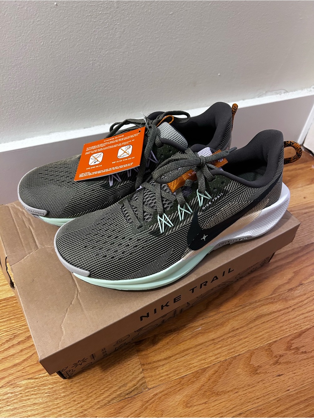 Nike Reactx Pegasus Trail 5 - Olive/Anthracite